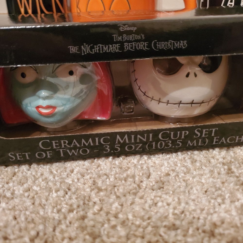 Nightmare before christmas mini cup set
